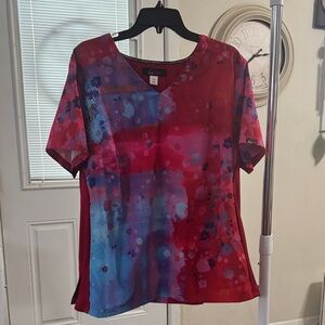 Colorful Women's Short Sleeve Top
